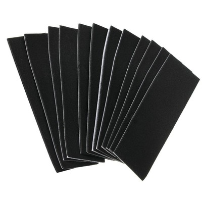 12pcs Self-Adhesive Wooden Fingerboard Deck Grip TapeStickers Skateboard B