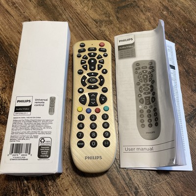 Genuine Philips - 6-Device Universal Remote - Brushed Gold