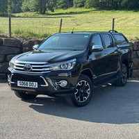 2018 (68) TOYOTA HI-LUX INVINCIBLE X 4WD D-4D DCB - NO VAT - 7 Toyota Services 