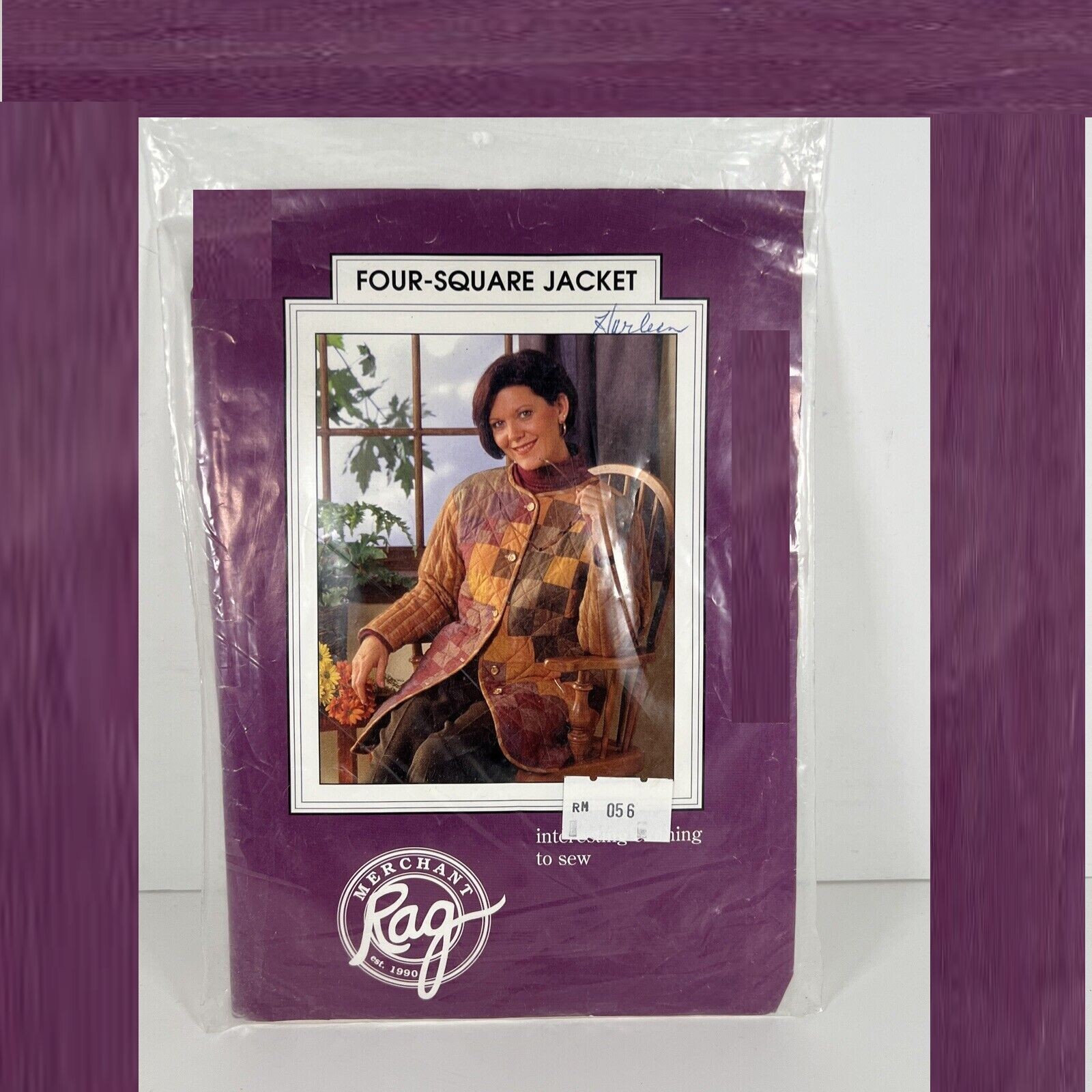 Rag Merchant Four-Square Jacket Pattern UNCUT Patchwork