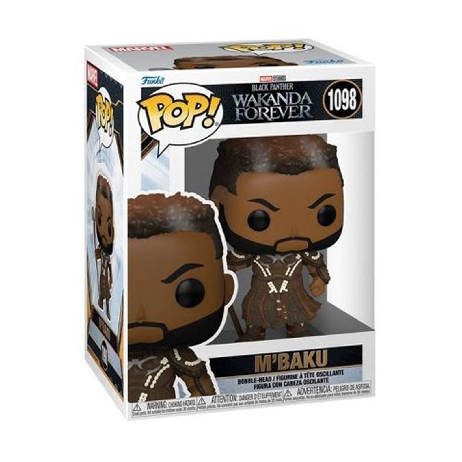 Виниловая фигурка Funko Marvel Black Panther Wakanda Forever POP MBaku НОВАЯ В НАЛИЧИИ