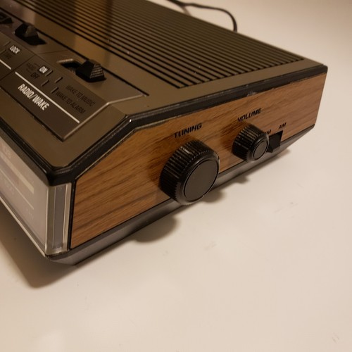 GE General Electric Digital Alarm Clock Radio 7-4642B Blue Display Vintage Works