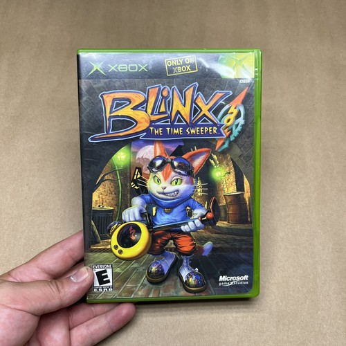 Blinx The Time Sweeper 2002 Microsoft Xbox Original Tested COMPLETE