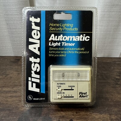 Vintage  1992 First Alert Automatic Light Timer Model LS510 BRK Electronics NEW