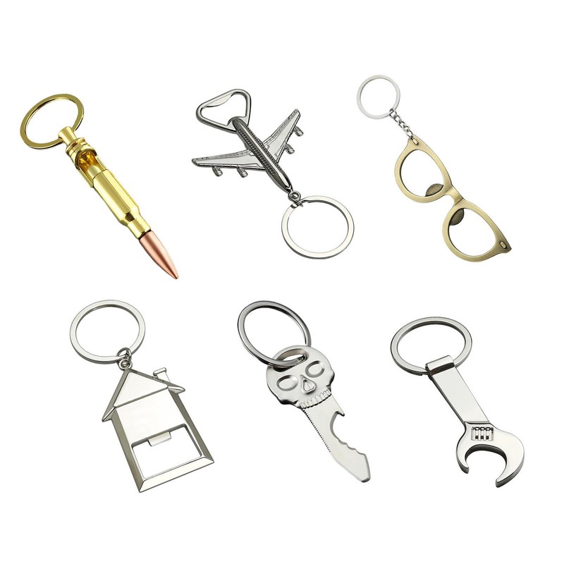 Bottle Opener Keychain Small Manual Metal Beverage Bottle Op