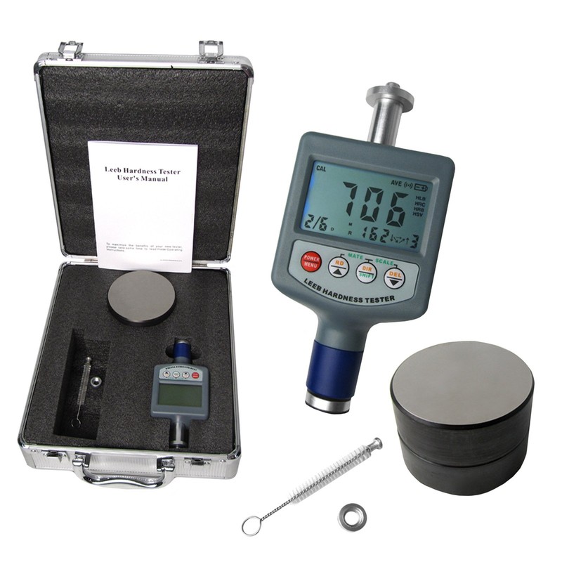 Portable Leeb Hardness tester Digital Rebound Gauge Meter Metal Steel