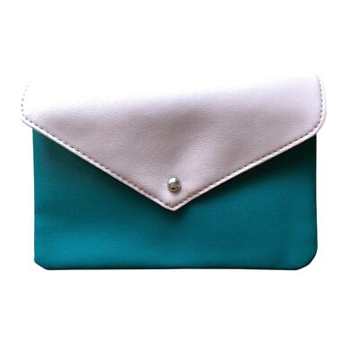 Ipsy March 2020 Neon Green Teal Pink Unstoppable Snap Cosmetic Make-up Bag