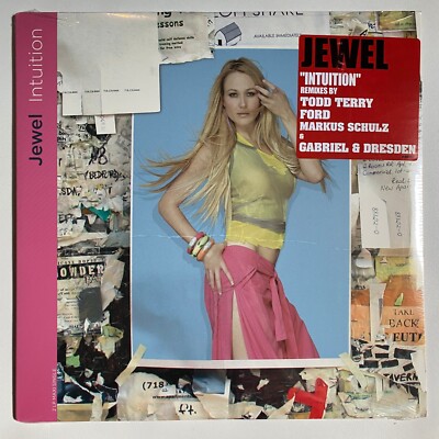 JEWEL - INTUITION SINGLE 2003 ORIGINAL 1ST PRESSING 2LP SET HYPE STICKER NEW