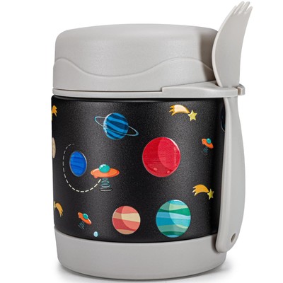 10oz Thermo for Hot Food Kids with Spoon Wide Mouth Leak-Proof Soup Thermo In...