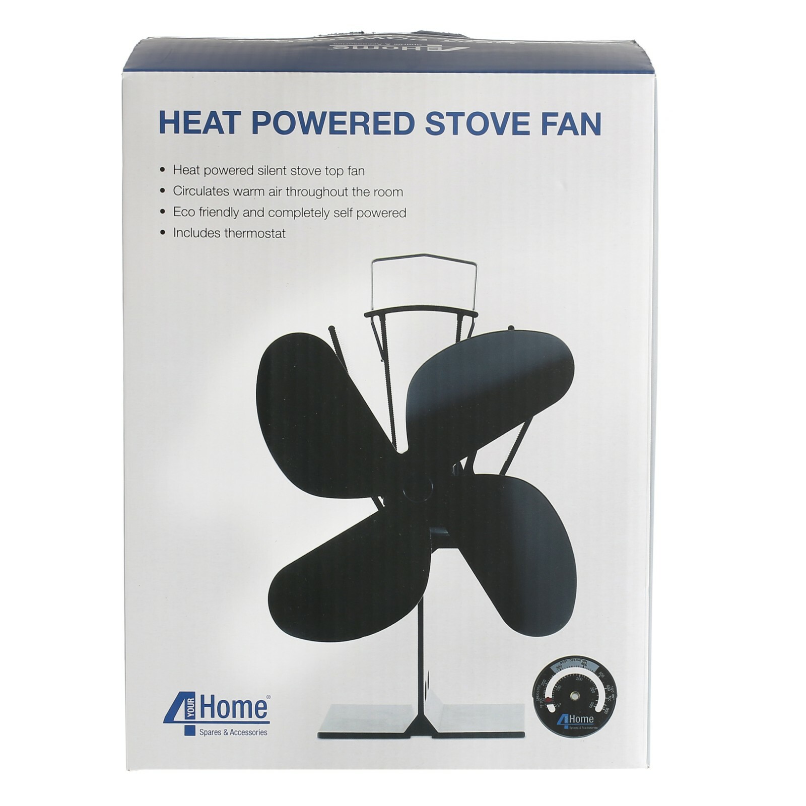 Heat Powered Wood Burning Gas Stove Top Silent Eco Friendly Warm Air