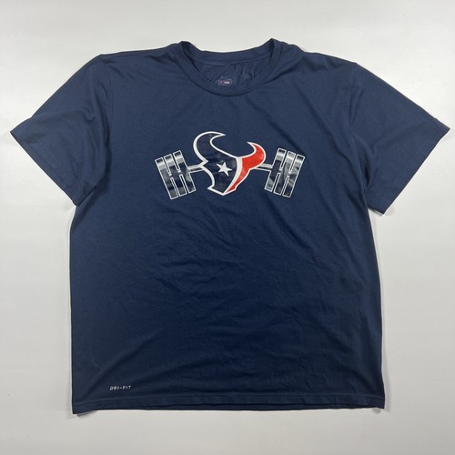 【NIKE】Houston Texans Sideline Player Men's Dri-FIT NFL Tee Houston Texans Nike Sideline Dri-FIT Player Short Sleeve Top