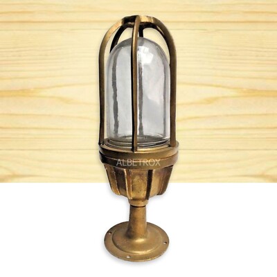 Nautical Ship Marine Solid Brass Ceiling Passageway Bulkhead Light