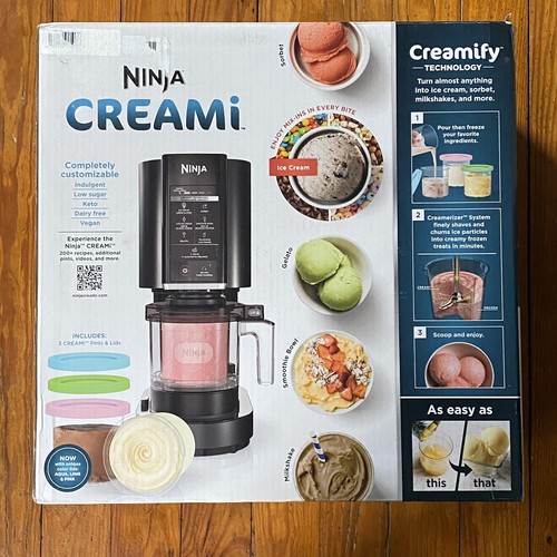 Ninja Creami NC301 アイスマシン (ジャンク) Amazon.com: SharkNinja NC301 CREAMi 7-In-1 Ice Cream Maker