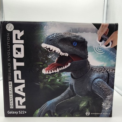Realistic Raptor Remote Control 18'' Dinosaur World Infrared Multi-function