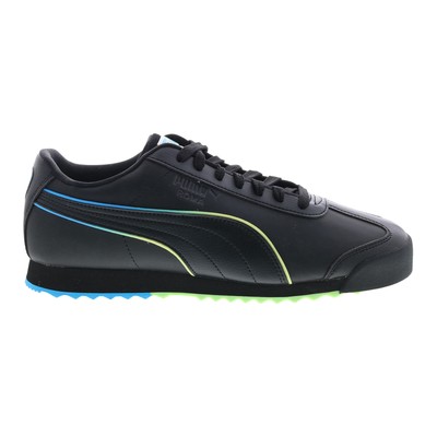 Puma Roma LS 38566601 Мужские черные синтетические кроссовки на шнуровке Lifestyle Обувь