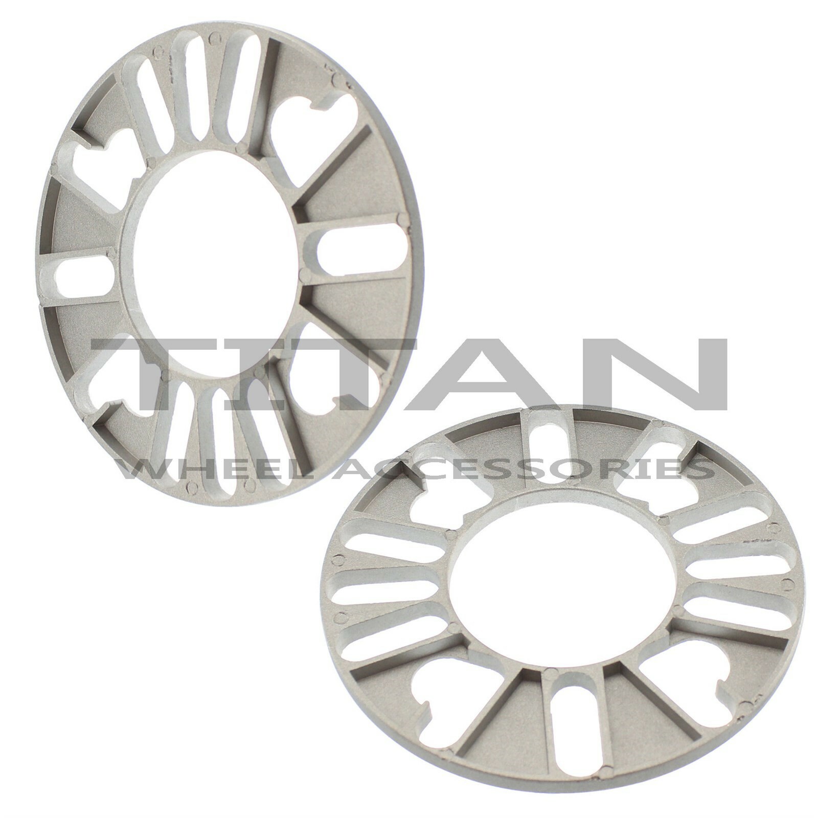 (2) 8mm 4x100 / 4x114.3 Wheel Spacers Fits Toyota VW 4 Lug Flat Spacer