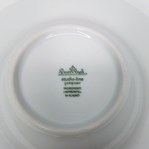 ROSENTHAL STUDIO LINE RIM SOUP BOWL 8 1/2 inch Ingredienti Impronte by Alajmo