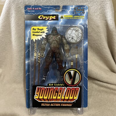 McFarlane Toys Rob Liefeld's Youngblood CRYPT Ultra Action Figure 1995 Series 1