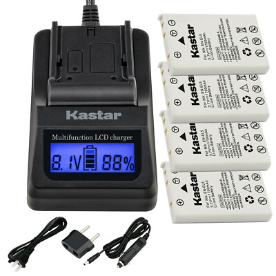 Kastar Battery LCD Fast Charger for Nikon EN-EL5 EL5 Nikon Coolpix 5900 Camera