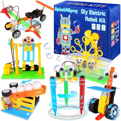 SplashNSpray STEM Robotics Science Kit for Kids Age 8-12, Educational Science
