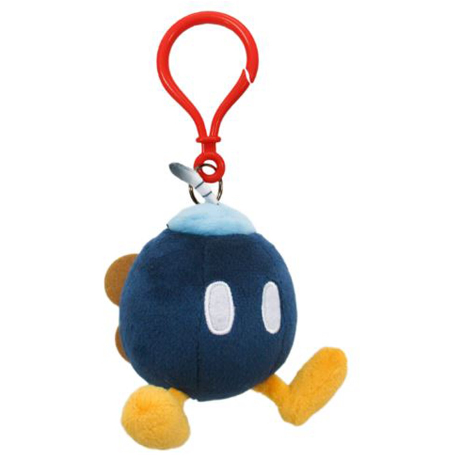 Маленький приятель Nintendo Mario Bob-Omb, 4-дюймовый плюшевый зажим для сумки, НОВЫЙ