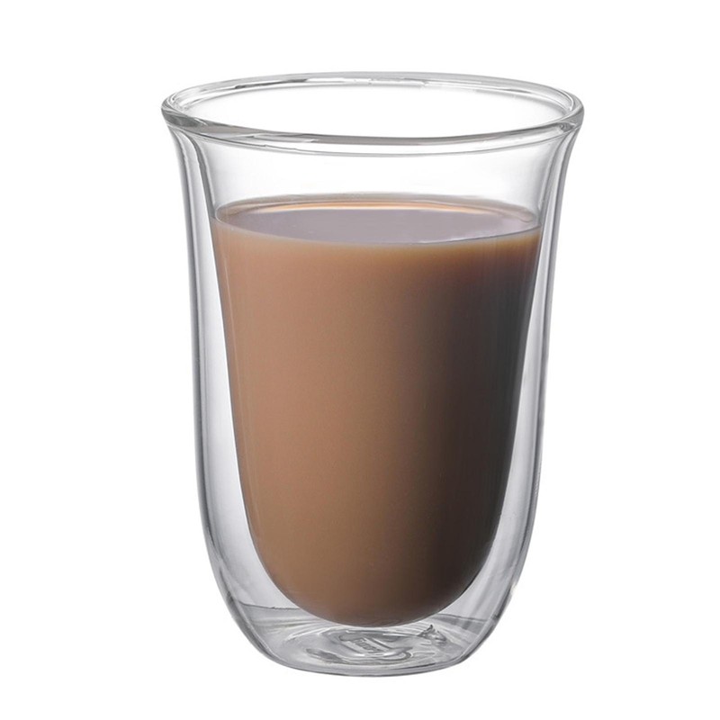 Double Wall Glass Coffee Mugs Clear Glass Coffee Cups Thermo Insulated Glass