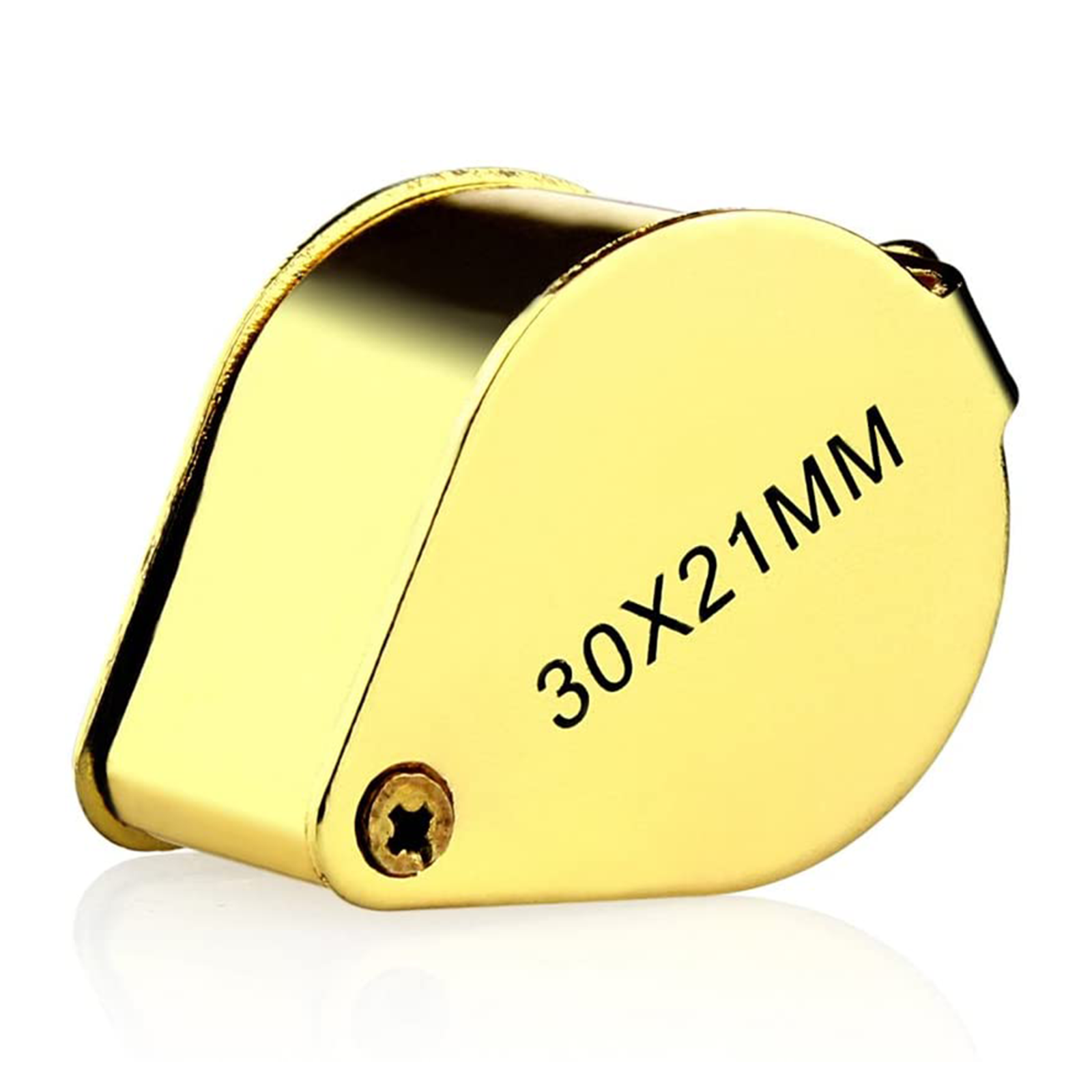 (2) Jeweler's Loupe 30X Magnifier Loop Jewelry Magnifying Glass Pocket Coins Eye