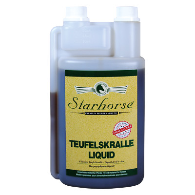 Starhorse Teufelskralle Liquid 1Liter Dosierflasche Bewegungsapparat für Pferde