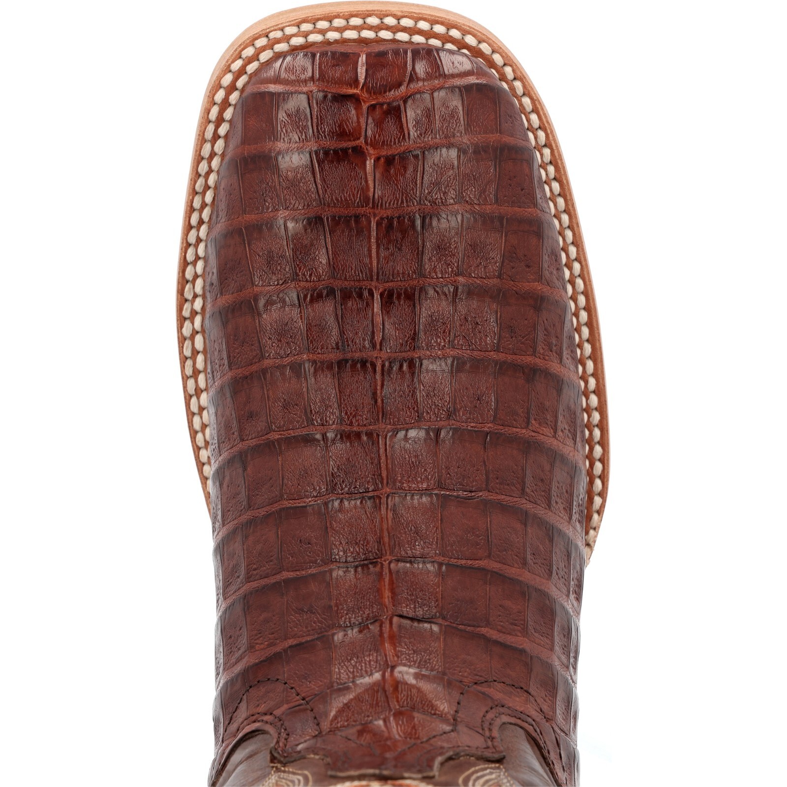 Pre-owned Durango Boots Durango® Prca Collection Caiman Belly Western Boots Ddb0471 - All Sizes - In Cognac And Cigar