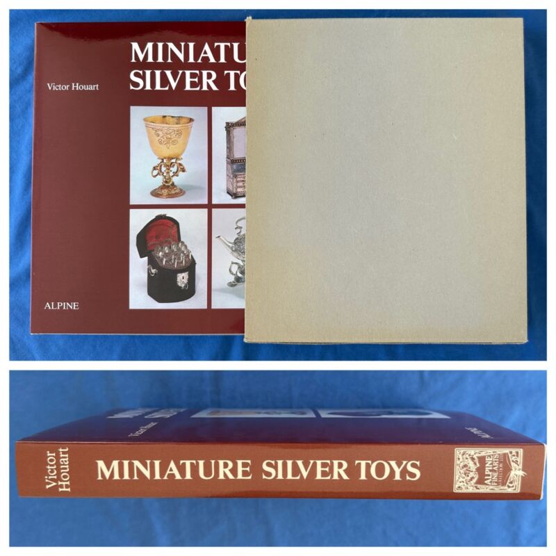Miniature Silver Toys Book & Slipcase Near Mint Condition English Sterling 