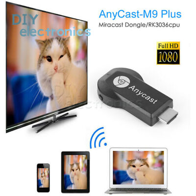 AnyCast M9 Plus WiFi Display Receiver HDMI 1080P TV DLNA Airplay Miracast US