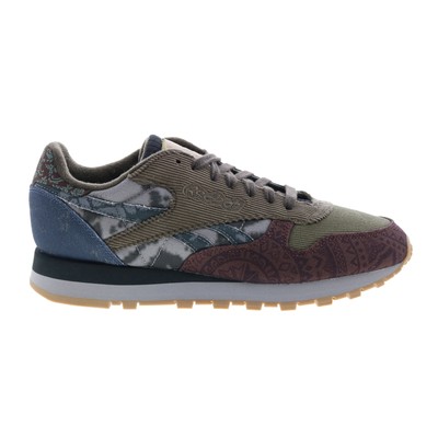 Мужские кроссовки Reebok Classic Leather IE4104 Green Canvas Lifestyle