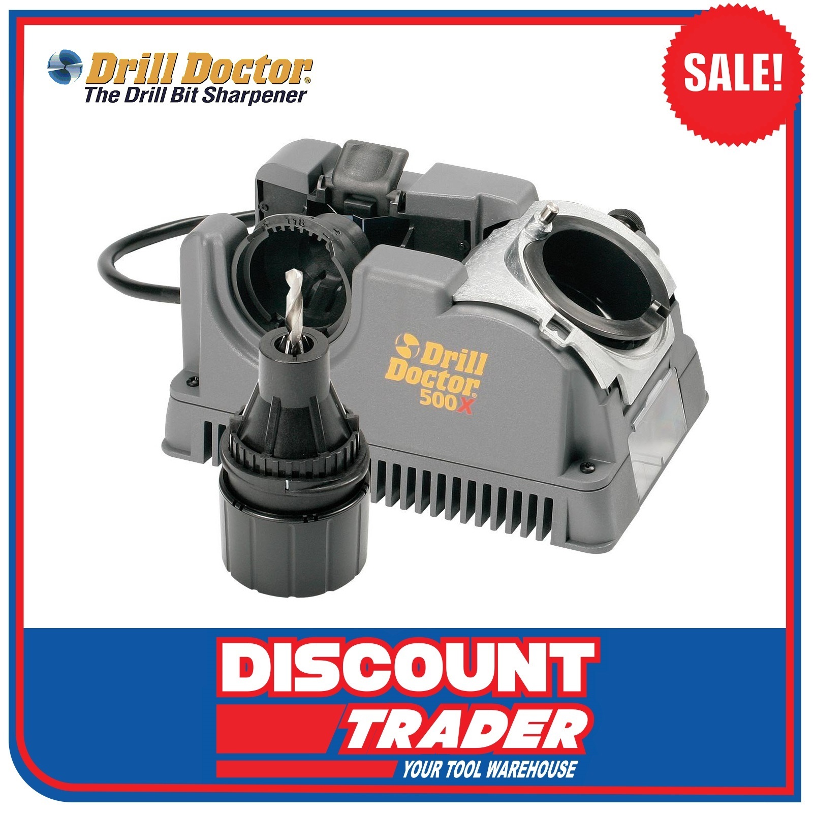 Drill Doctor Drill Bit Sharpener Tradesman 2.5mm 13mm DD500 500X