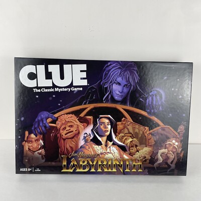 Clue Jim Henson's Labyrinth Edition Board Game Complete Sealed Cards