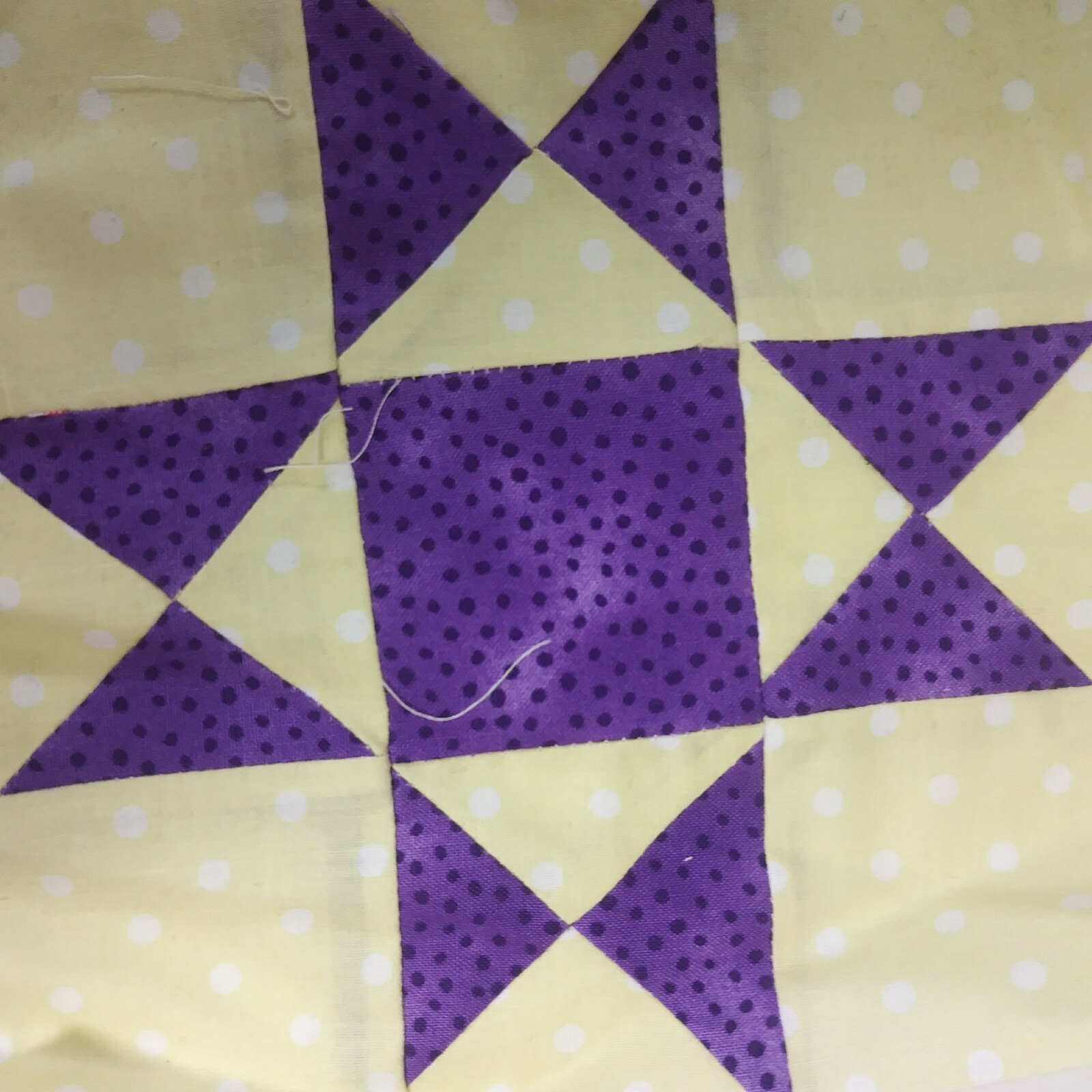 Vintage Quilt Blocks Stare Cotton Lot of 6 6 1/2 x 6 1/2