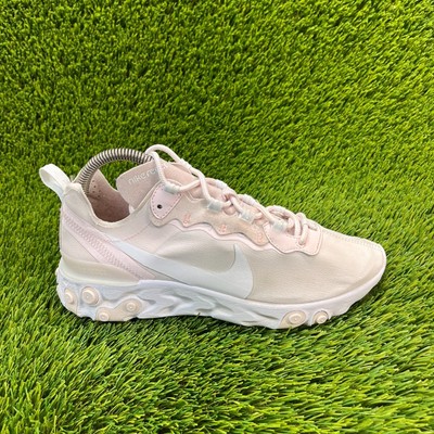 Nike React Element 55 Womens Size 8.5 Pink Athletic Shoes Sneakers BQ2728-600