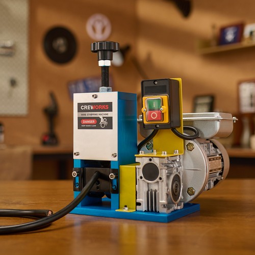 CREWORKS Wire Stripping Machine Copper Cable Peeling Stripper Metal Recycle Tool
