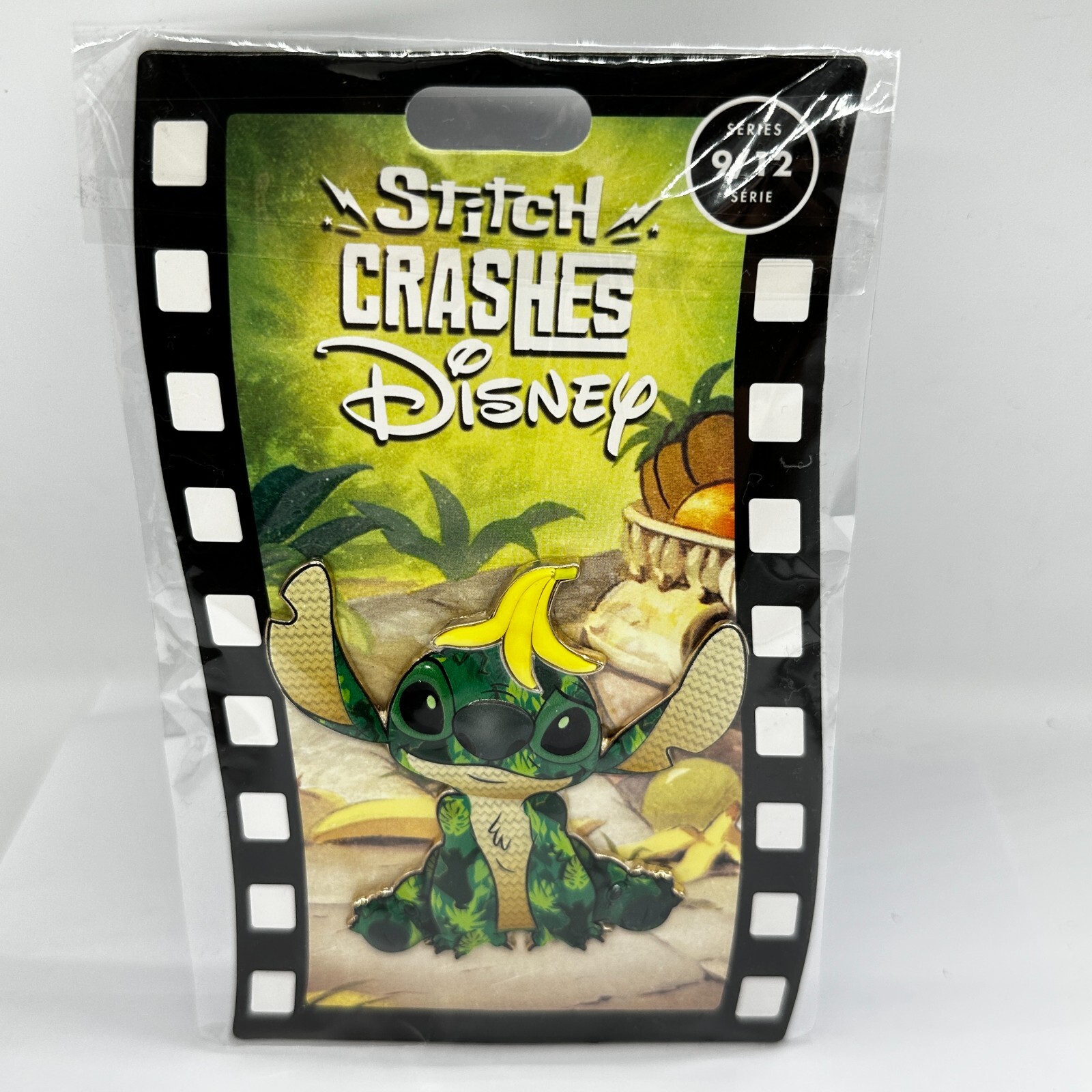 Disney Store Japan Pin 2021 Stitch Crashes Disney Jungle Book 9/12
