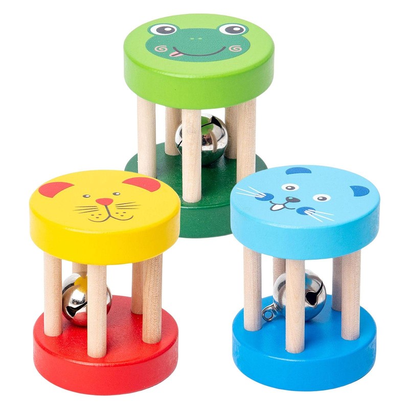 Rattle Musical Toy Montessori Baby Rattle Toys 0-6 Months Easy-Grasp Rattle Toy