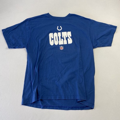Reebok Men's Large Blue Football Cotton Polyester NFL