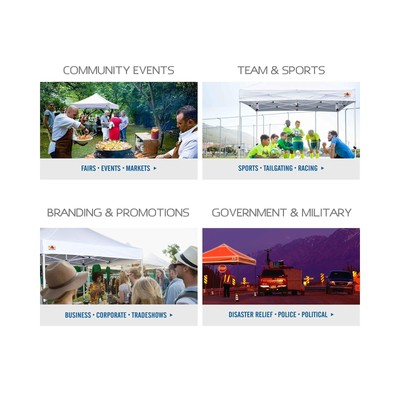 ABCCANOPY Patio Pop Up Canopy Tent 10x10 Commercial-Series (White) White