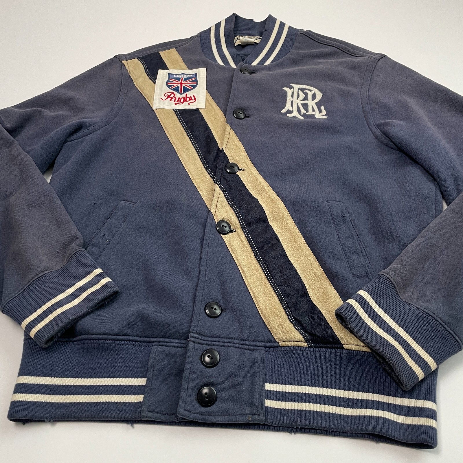 Ralph Lauren Rugby (L) Gt. Britain London Rugby Cotton Blend