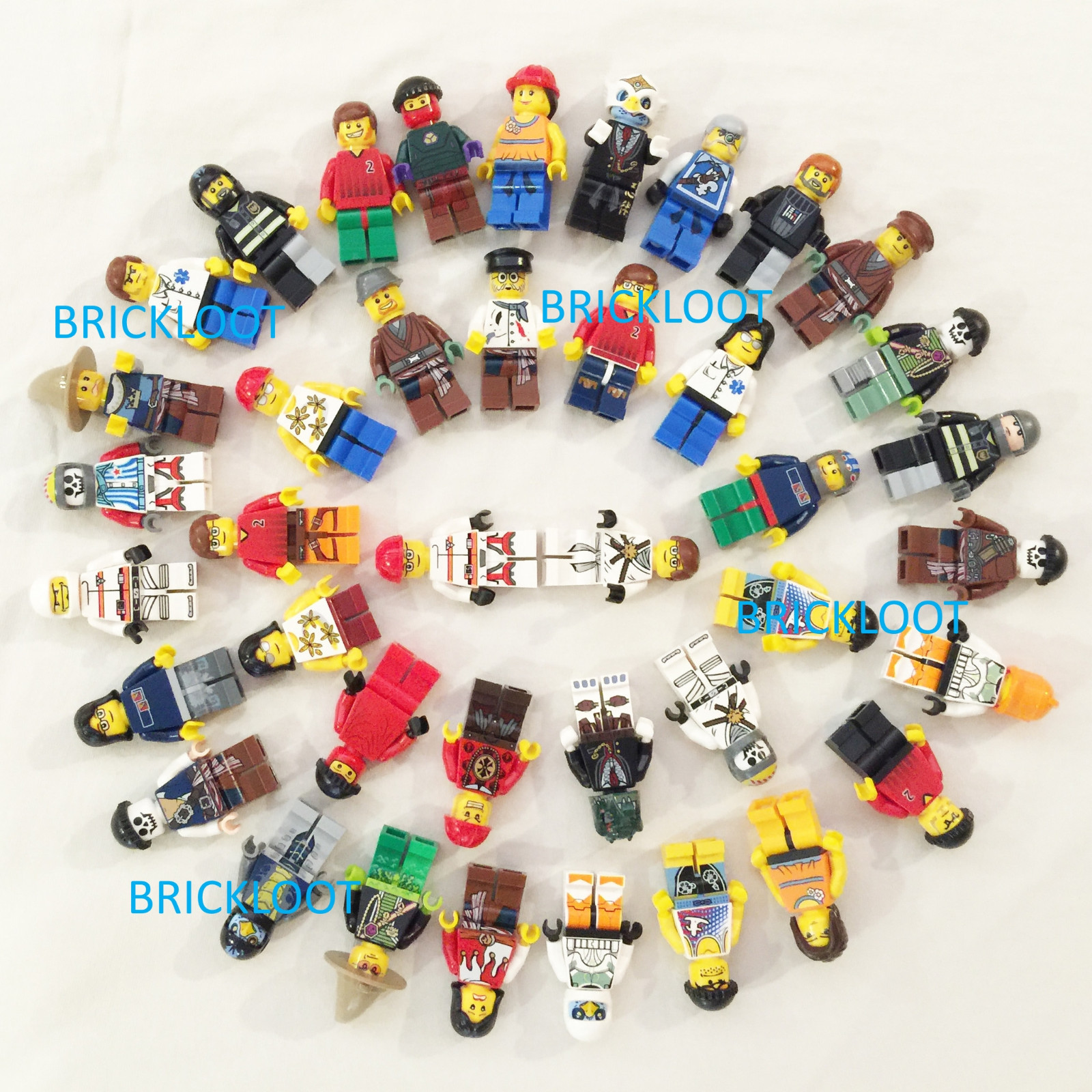 LEGO 10 Minifigures from Huge Lot Bulk Minifigs City Town Pirates Girl Boy NEW! eBay