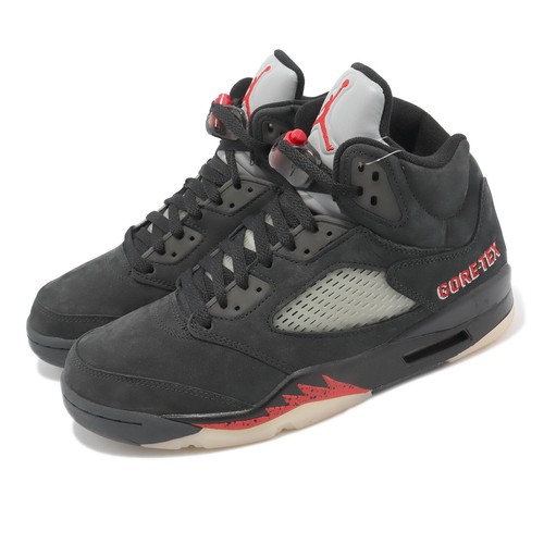 

Nike Wmns Air Jordan 5 Retro GTX Gore-Tex Off Noir Women AJ5 Casual DR0092-001, Черный, Wmns Air Jordan 5 Retro Gtx