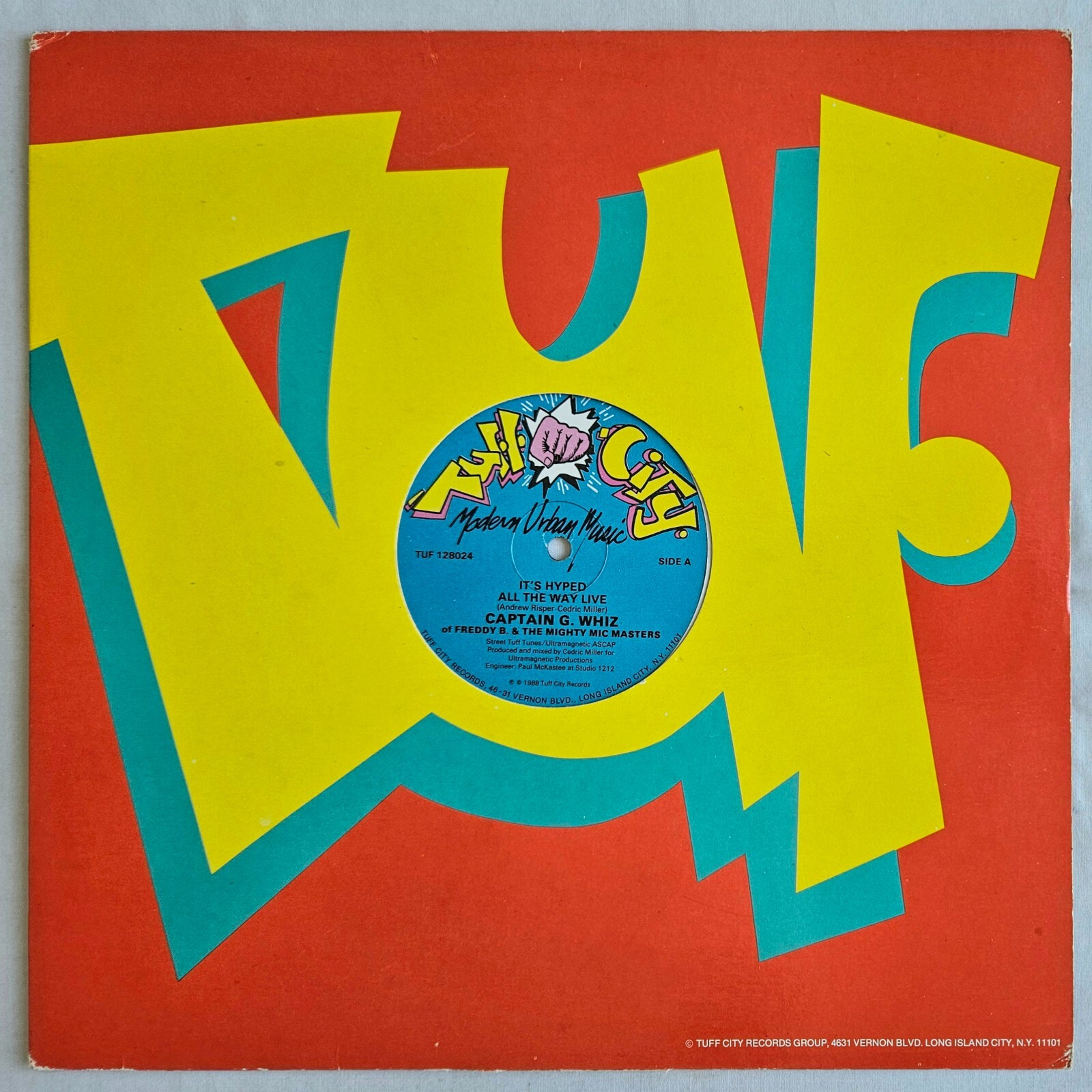 洋楽 CAPTAIN G. WHIZ/IT'S HYED/ALL THE WAY 1988 - CAPTAIN G. WHIZ - IT'S HYPED (GO G. WHIZ) / ALL THE