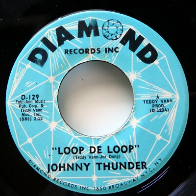 JOHNNY THUNDER 45 Loop de loop Dont be ashamed DIAMOND soul VG++   Ct 2758