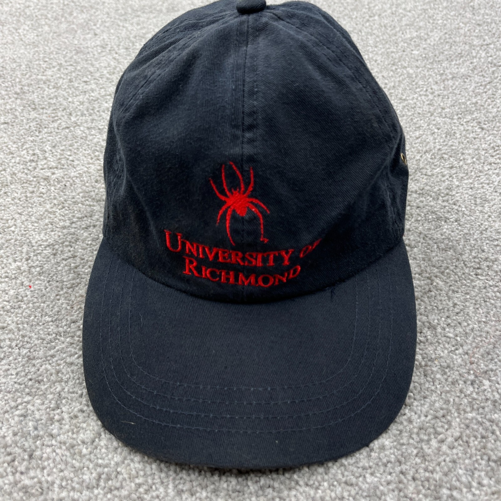Cap Strap Back Blue Base Ball Dad University Spell Out Mens