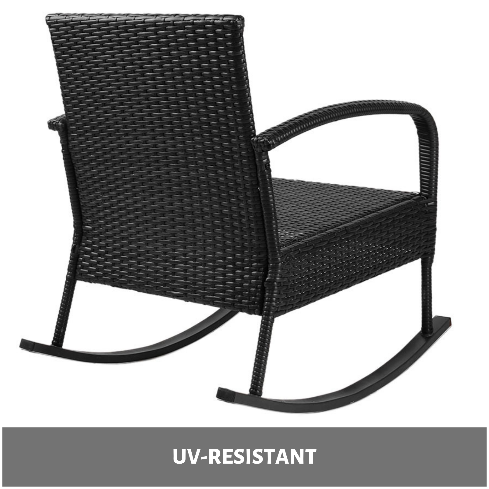 Black Outdoor Rocking Chair Furniture Wicker Garden Patio Setting
Lounge Gardeon eBay