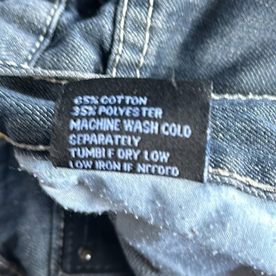 The Next Movement Jeans Black Straight Leg Size 42/32