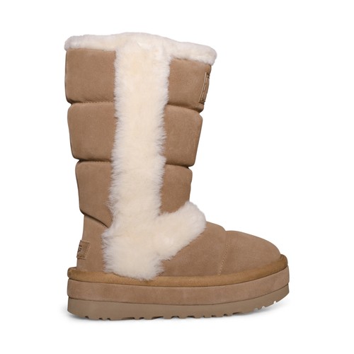 Pre-owned Ugg Classic Chillapeak Tall Chestnut Suede Women's Boots Size Us 9/uk 7 In Brown